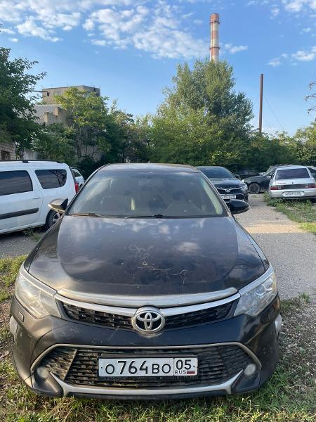Автомобиль марки: Тойота Камри, год выпуска 2017, цвет черный металлик, гос/номер О 764 ВО 05, VIN XW7BF4FKX0S160892, объем двигателя 2494 куб. см., местоположение: Республика Дагестан, г. Махачкала, ул. Бейбулатова, 14 (должник ООО Дагэнержи)