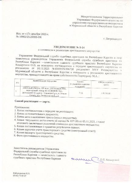 Земельный участок с КН 10:14:0000000:7621