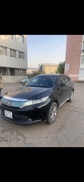 Транспортное средство Toyota Harrier, 2018 года выпуска, цвет - белый, номер кузова ZSU600140984, государственный регистрационный номер B947MT03.