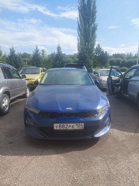 Легковой автомобиль седан KIA К5, 2021 г.в, г/н У882РК124, vin XWEG3417BM0007691, модель, номер двигателя G4KNLH215074, номер кузова XWEG3417BM0007691, цвет синий. Начальная цена продажи 1 831 750 руб. Задаток 274800 руб.