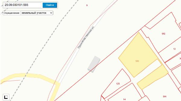 Земельный участок, земли населенных пунктов, ведение огородничества, пл.1301+/-12,62кв.м., кад.№ 25:09:030101:593, адрес: Местоположение установлено относительно ориентира, расположенного за пределами участка. Ориентир жилого дома. Участок находится примерно в 136 м по направлению на северо-запад от ориентира. Почтовый адрес ориентира: Приморский край, Михайловский р-н, пгт. Новошахтинский, ул. Мира, д.1. Соб-к Добровольский С.В.