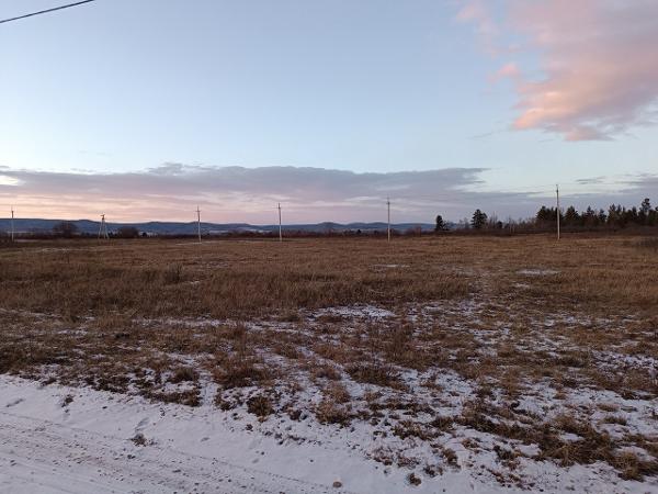 Земельный участок, категория земель: земли сельскохозяйственного назначения, виды разрешённого использования: для организации ДНТ, расположенный по адресу: Местоположение установлено относительно ориентира, расположенного в границах участка, Почтовый адрес ориентира:  Забайкальский край,  Читинский  район, в районе с. Смоленка, кадастровый номер 75:22:660121:647, площадью 1 235 +/- 12 кв.м. На участке постройки и сооружения отсутствуют, участок не огорожен