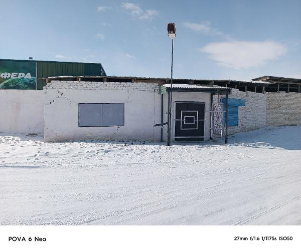 Нежилое здание (Крытый рынок), назначение: нежилое, 1 этаж (в т.ч. подземных 0), с кадастровым номером 75:14:280101:196, площадь 246,6 кв.м, расположенные по адресу: Забайкальский край, р-н Оловяннинский, п/ст. Ясная, ул. Нагорная д. 13а.