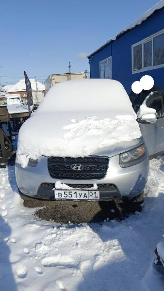Д-к: Пащенко Н.В. Автомобиль HYUNDAI SANTA FE 2.2 GLS AT, г.в. 2008, г/н В551УА01, VIN KMHSH81WP8U378008, отсутствует двигатель. Местонахождение: Республика Адыгея, пгт Яблоновский, ул. Индустриальная 2
