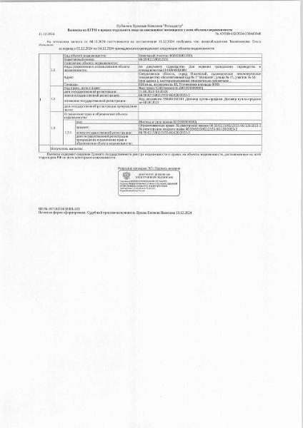 Земельный участок, площадь 636 кв.м., кадастровый номер: 66:59:0215002:2155, г. Полевской, садоводческое некоммерческое товарищество "Коллективный сад № 7 "Малахит", ул. № 17, уч. № 54, рег.№ 44-1163/26