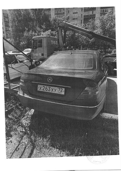 Транспортное средство, легковой прочее, MERCEDES BENZ E240, 2002 г.в., г/н Х263ХУ72,  VIN: WDB2110611A010252, рег.№ 72-0105-71;