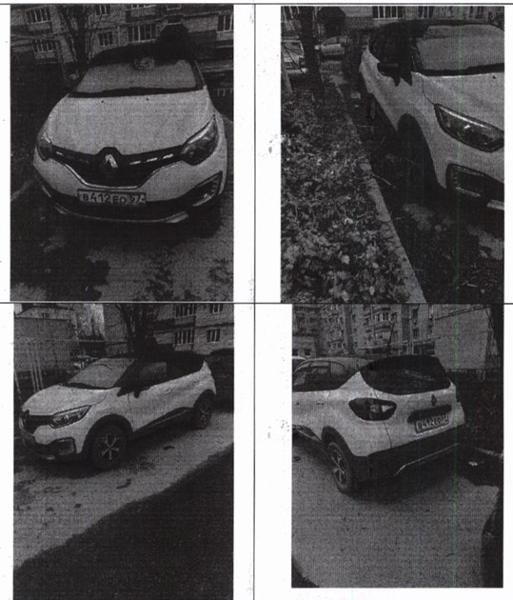 RENAULT KAPTUR VIN X7LASRA1968539561 гос. номер В412ЕО57, 2021 г.в., цвет белый