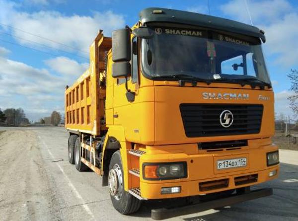 Грузовой автомобиль SHACMAN SX3258DR384, 2019 г.в., г/н Р134ВХ154, VIN LZGJRDR43KX010631, цвет желтый (арест, повтор)