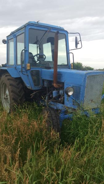 Трактор МТЗ-80, 1991 г.в., г/н 6447НХ54, зав.№ 800368, № двигателя 855385, цвет синий (арест)