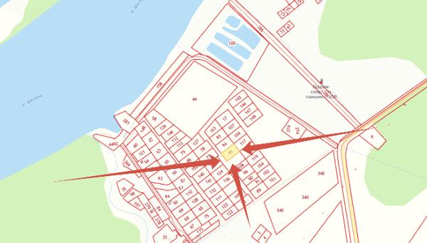 Земельный участок, КН 53:21:0060501:95, площадью 1500 ± 20 кв. м, местонахождение:Новгородская обл., г.Великий Новгород, Шимский район, д. Ручьи (Краснодворское с/п)